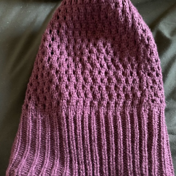 Purple slouch beanie - Picture 2 of 3